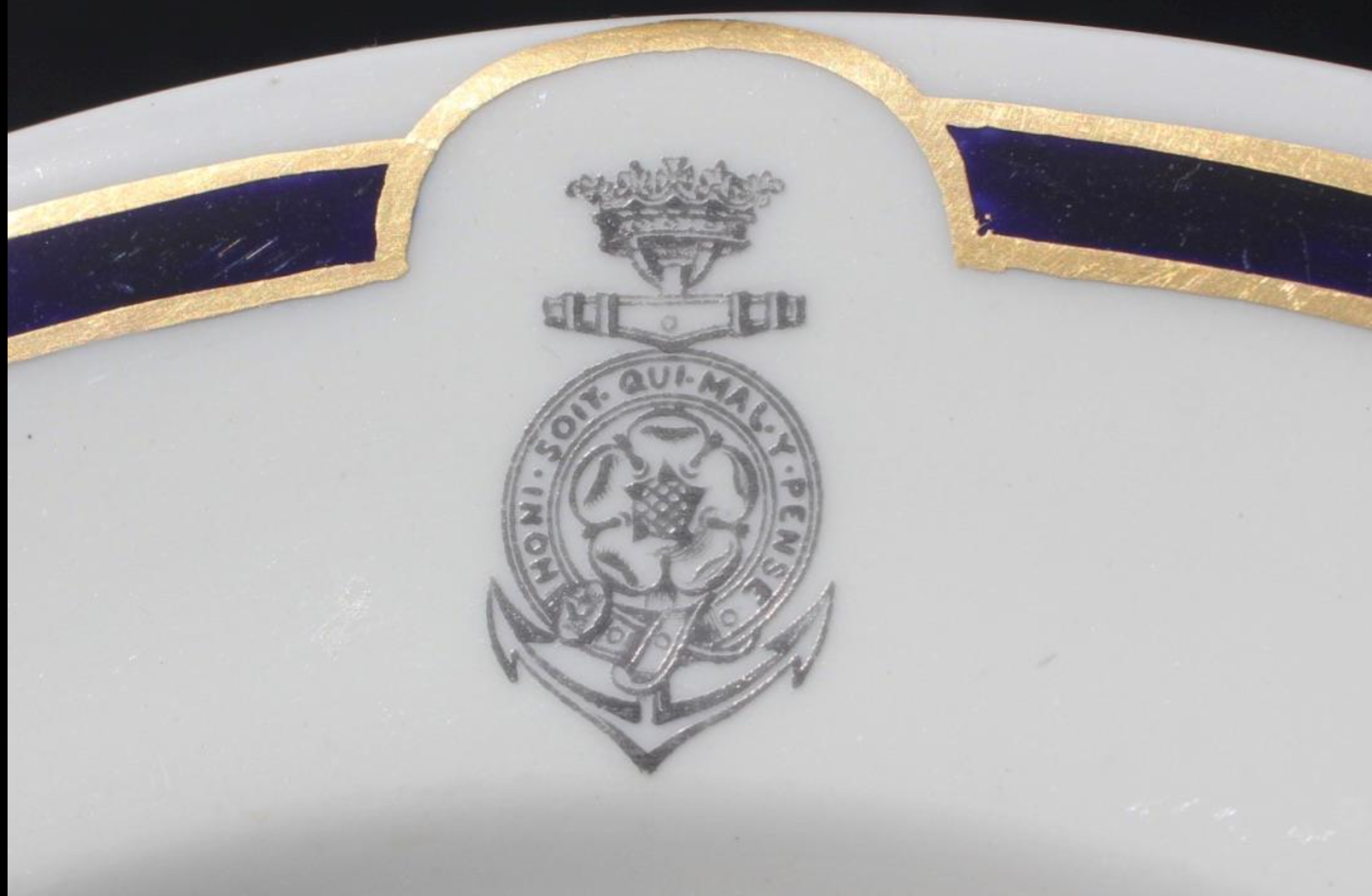 Royal Yacht HMY Ophir Duke & Duchess of York Worcester state service bowl